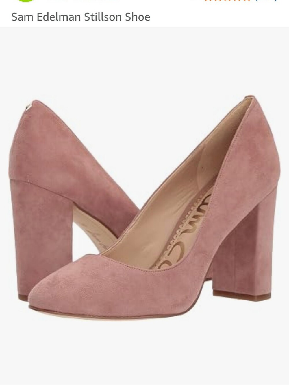SAM EDELMAN Stillson Shoe - Rose Pink Size 6